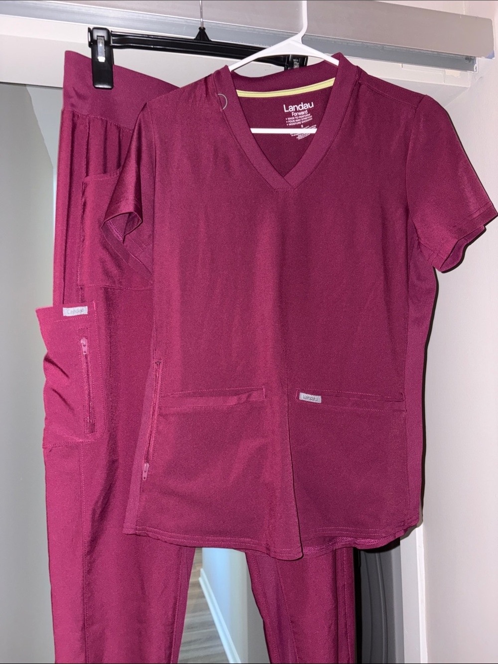 Landau Women's Two-Piece Scrub Set